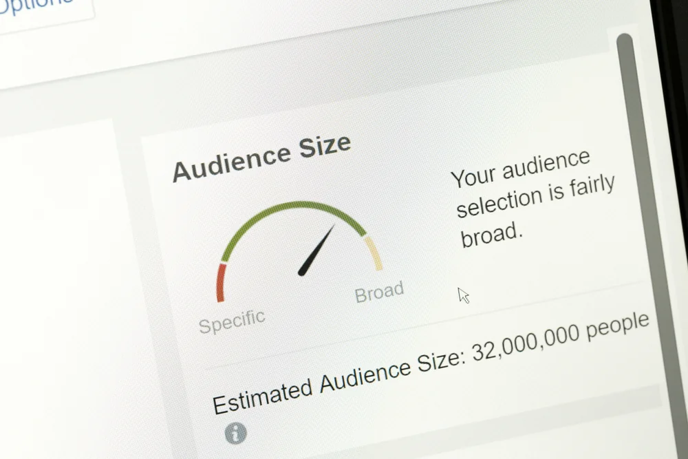 Facebook audience size