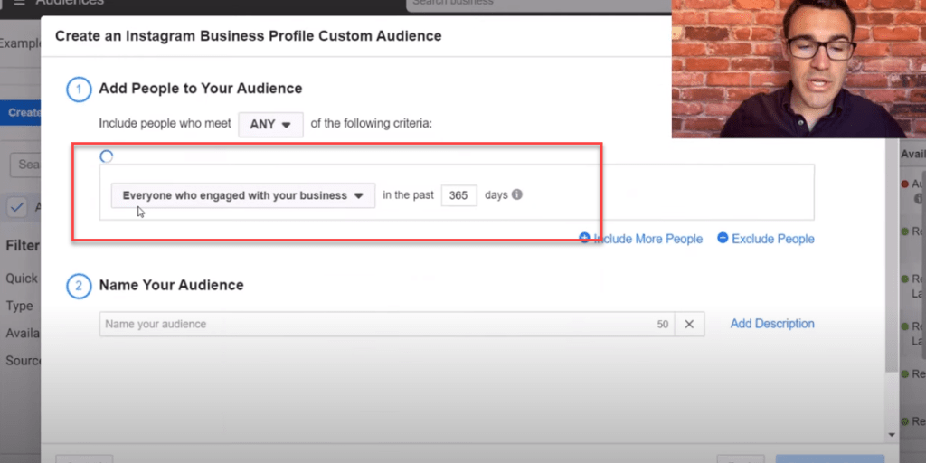 Add people to your audience