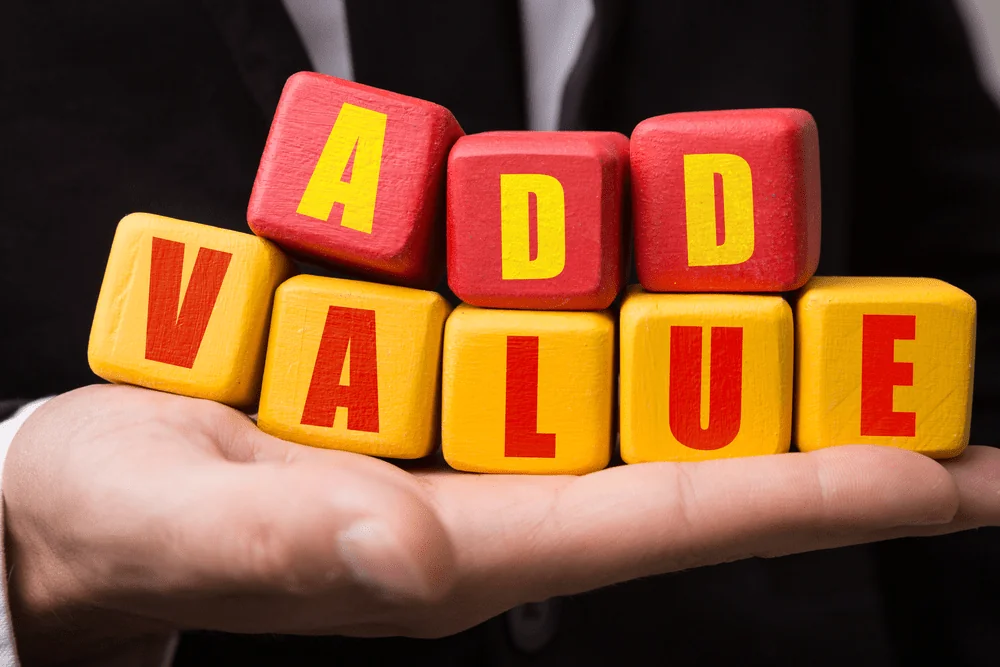 Adding value to your offer can help