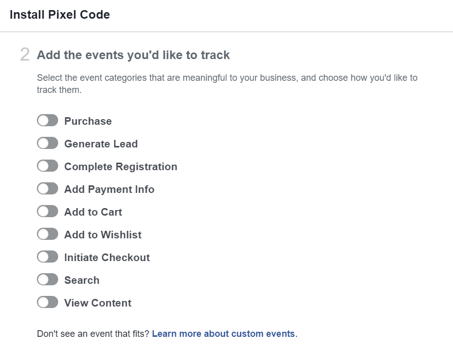 Facebook Pixel Event Code Examples